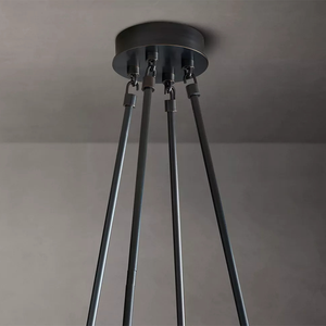 Lustre Rond en Verre RHOEM pour Villa, Salon, Lustre RH, <span class=keywords><strong>D</strong></span>écoration <span class=keywords><strong>d</strong></span>'Éclairage de Luxe pour <span class=keywords><strong>la</strong></span> Maison - Product Image 5