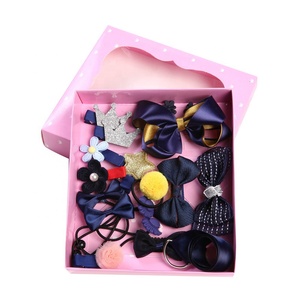 Корейский Новый стиль 18 шт./компл. детские заколки для волос милые детские аксессуары для волос с бантом оптовая продажа - Product Image 3