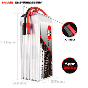 Batterie LiPo RC GAONENG GNB 16AH 16000MAH <span class=keywords><strong>6S</strong></span> 22.2V 25C 50C XT150 pour drone agricole, quadricoptère, avion - Product Image 3