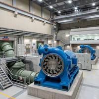 Micro-turbine Francis Turgo Kaplan personnalisée, hydrogénérateur, turbine fluviale à énergie libre, générateur