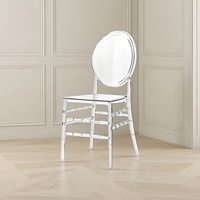 Chaise Chiavari Napoléon en Acrylique Transparent Moderne pour Hôtels, Banquets et Mariages – Vente en Gros pour Salons