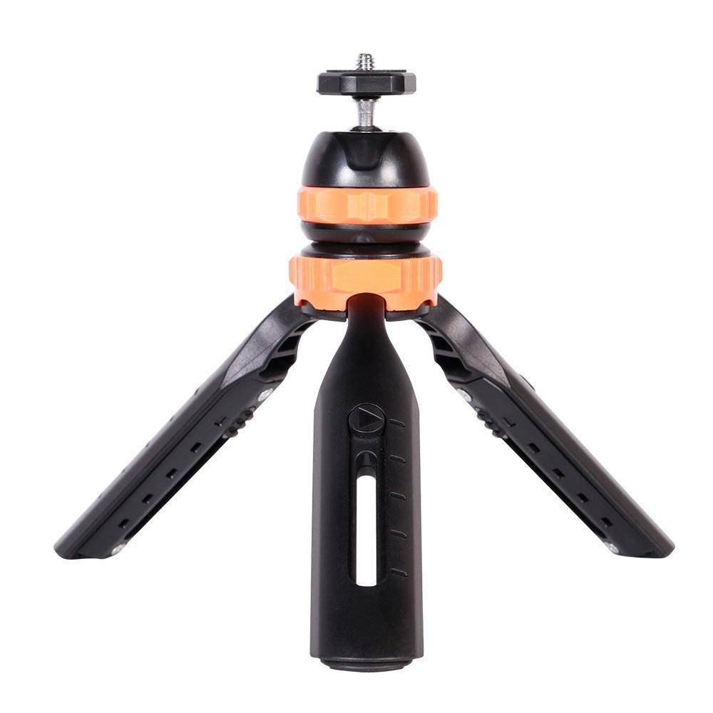 ขาตั้งกล้องแบบยืดหดได้สำหรับตั้งโต๊ะ (สีส้ม)