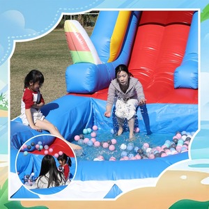 Chất Lượng Cao PVC Trong Nhà/Ngoài Trời Rừng Trẻ Em Vui Chơi Giải Trí Công Viên Thiết Bị-Nước Bouncy Lâu Đài Trượt Trẻ Em Trung Tâm Mua Sắm - Product Image 4