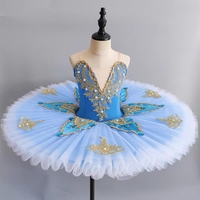 Jupes de ballet en gaze bouffante pour filles, costumes de danse pour enfants, costumes de performance Petit Cygne