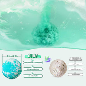 Bombes de Bain Volumineuses de Luxe Non Toxiques en Gros pour Spa Pétillant aux Fleurs, Sel d'Epsom, 100% Naturelles, Fabrication Personnalisée sous Marque Privée - Product Image 5