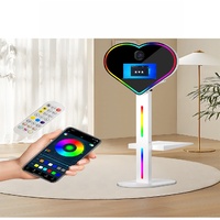 Kiosque photo pour événements en bois GT GT-1, compatible avec les appareils photo reflex, les smartphones, les iPad, impression en libre-service, Wi-Fi activé, capacité de charge de 350 kg