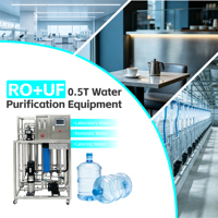 Sistem RO+Ultrafiltrasi Komersial Kustom Pabrik 500L/Jam dengan Pompa PLC & Bejana Tekan Garansi 1 Tahun