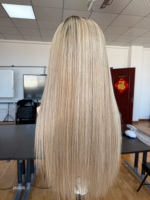 Perruque Lace Front SHY 13x5 en Cheveux Humains, Taille de Bonnet Personnalisée, Fournisseur d'Usine