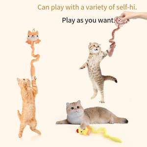 Eco-Friendly Cute Animal Pet <b>Plush</b> Chew Toy With Long Tail Interactive Self-Hi Sounding Squeaky Toy For Dogs <b>Cats</b> Pet Supplies - Product Image 4