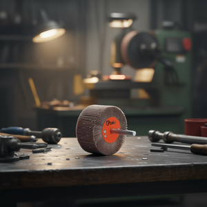 แผ่นขัดแบบวงล้อ 40x20 มม. แกน 6 มม. ความหยาบ 120 กริต สำหรับงานเจียร - Product Image 3