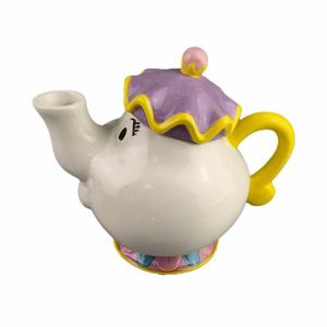 Juego de Tazas de Té de Porcelana con Diseño de la Sra. Potts <span class=keywords><strong>y</strong></span> <span class=keywords><strong>Chip</strong></span> de la <span class=keywords><strong>Bella</strong></span> <span class=keywords><strong>y</strong></span> la <span class=keywords><strong>Bestia</strong></span>, Bañadas en Oro, para Café, Leche, Fiestas, 401-500 ml, Regalo - Product Image 3