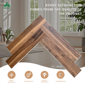 Revêtement <span class=keywords><strong>de</strong></span> sol en vinyle SPC à clipser écologique 5mm 6mm 7mm, résistant à l'eau, antidérapant, design <span class=keywords><strong>chevron</strong></span> pour hôtels et bureaux - Product Image 1