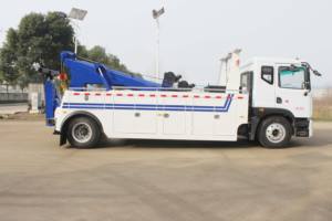 Camion de dépannage combiné remorquage et levage |   Véhicule de sauvetage routier robuste 25T avec structure supérieure 16T - Product Image 4