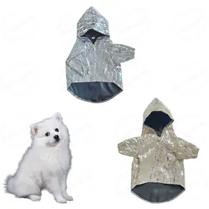 Sang trọng Twinkle quần áo vật nuôi phản quang lấp lánh Dog Coat đối với nhỏ chó vừa