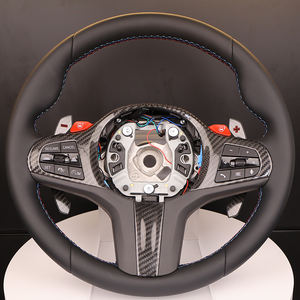 Volante Deportivo de Cuero de Alta Calidad con Levas para <span class=keywords><strong>BMW</strong></span> F22 <span class=keywords><strong>440i</strong></span> X5 X3m F97 - Product Image 1