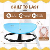 Chaise pivotante sensorielle en plastique et caoutchouc pour enfants autistes de 5 à 13 ans, unisexe, jouet éducatif pour l'intérieur et l'extérieur