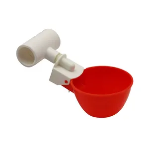 Hot Sale Automatic Chicken Drinking Bowl Plastic Poultry Hen Water Drinking Cups Waterer Kit Thread Filling Waterer Bowl