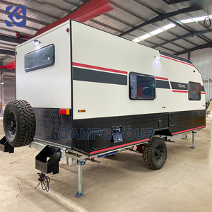 Remolque de viaje personalizable de fibra de vidrio Rvs Campers Pop up Camping Caravana Casa móvil al aire libre - Product Image 5