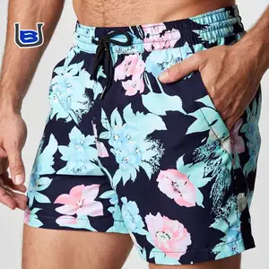 2024 U and B Men's Hawaiian Clothing Shorts Pants Trouser Swimming Trunks Printed Shorts Mid Summer Cargo Plus Size Men's Shorts