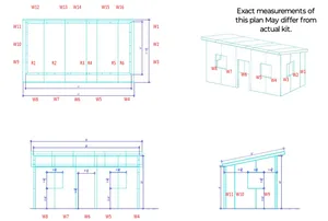 ชุดบ้านสำเร็จรูปขนาด 20'x12' / บ้านหลังเล็ก / สำนักงาน / ห้องพัก / ชุดบ้านแบบประกอบเอง - Product Image 3