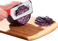 Keuken Draagbare Roestvrijstalen Groentesnijder Dubbele Messen Suikerrietmes Kool Shredder Fruit