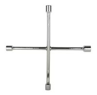 Llave de Tuercas Universal de 4 Vías, Métrica, OEM, Herramienta para Cambio de Neumáticos de Automóvil, Llave de Tuercas Cruzada de Acero de 14 Pulgadas
