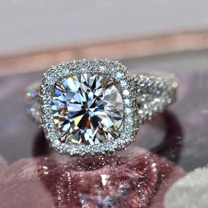 Anello con pietra scintillante per donna, gioielli alla moda da indossare ogni giorno, idea regalo - Product Image 2