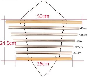 Campana <span class=keywords><strong>de</strong></span> <span class=keywords><strong>Viento</strong></span> <span class=keywords><strong>de</strong></span> Metal Grande <span class=keywords><strong>de</strong></span> 5, <span class=keywords><strong>7</strong></span> y 9 Notas, Instrumento <span class=keywords><strong>de</strong></span> Sanación por Meditación - Product Image 5