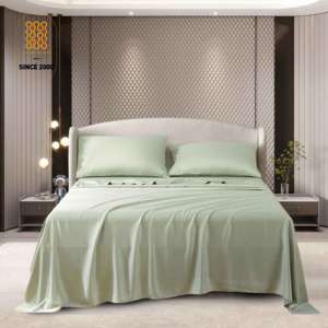 Set Sprei Modern Berbahan Viscose Bambu 100% yang Lembut dan Bernapas, dengan Kantong Dalam, Bersertifikasi OEKO-TEX Antibakteri, 4-Piece 230TC - Product Image 5