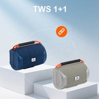 Enceinte sans fil portable d'extérieur Kisonli Q39/2066, puissance de sortie 8W, 1200mAh, compatible BT/USB/TF/FM/TWS