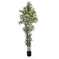 Green Plant Faux Bamboo Tree Bonsai, Indoor Decoration