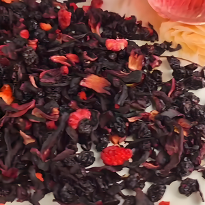 Tè Misto ai Fiori e Frutta, Vino di Frutta al Lampone, Rum, Sacchetto all'Ingrosso, Materie Prime Importate, Tè Naturale Dimagrante Detox Benessere - Product Image 1