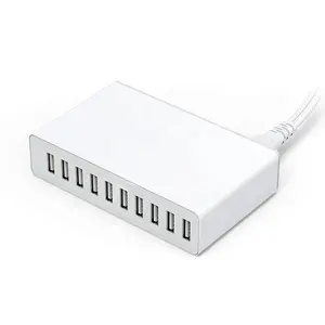 Stazione di Ricarica per <span class=keywords><strong>Smartphone</strong></span> 5V 12A, Caricatore Multiporta USB ad Alta Potenza 60W con 10 Porte per Cellulari - Product Image 3