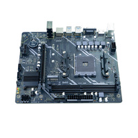 Carte Mère de Jeu PC de Bureau AMD B450 Haute Performance Kit Combo Carte Mère AM4 B450M ATX avec Wifi