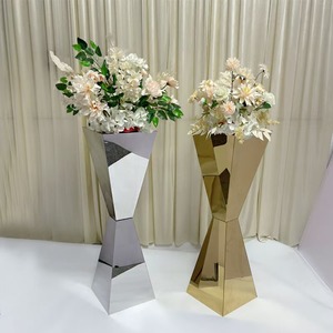 Jarrón de Metal para Decoración de Mesa de Boda, <span class=keywords><strong>Centro</strong></span> de Mesa Decorativo - Product Image 4