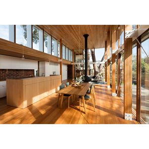 Villa moderna de estructura de acero ligero de dos pisos con diseño de techo plano para uso residencial - Product Image 4