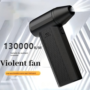 เครื่องเป่าลมขนาดเล็กแบบพกพา130000รอบต่อนาทีได้รับการรับรอง CE สำหรับใช้นอกบ้านพัดลมเจ็ทสำหรับบ้านสำนักงาน - Product Image 5