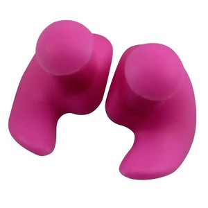 1 Pair Waterproof Soft Earplugs Silicone Portable Ear <b>Plugs</b> Swimming Accessories Durable Earplugs Classic Delicate Texture - Product Image 5