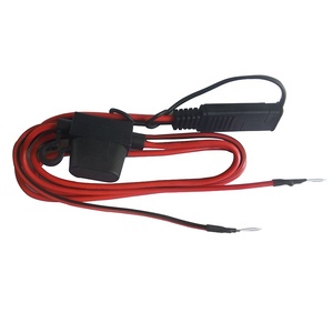 Câble d'extension de batterie avec faisceau de bornes annulaires pour applications solaires, automobiles, marines, motos et voitures - Product Image 1