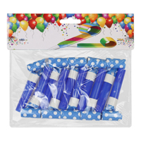 10 Pièces Sifflets et Klaxons de Fête Frangés Amusants