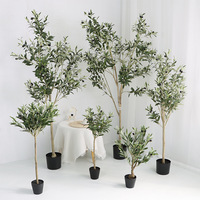 Offre Spéciale personnalisé Mini 60 ''80" 100 ''1 mètre petit olivier artificiel pour ornement de jardin