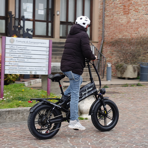 Bicicleta Eléctrica Ebike Rápida de 20 Pulgadas con Neumáticos Anchos, Intermitentes, Bicicleta Eléctrica de Montaña y Ciudad, Envío Gratis - Product Image 1