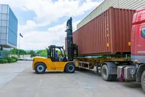 10 tonluk Forklift konteyner kaldırıcı konteyner yükleyici konteyner Forklift