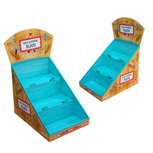 Kệ Trưng Bày Quầy Bán Lẻ Gấp Gọn Nhỏ Ba Tầng Kệ Trưng Bày Quầy Giấy Bìa Cứng Tùy Chỉnh Cho Khăn Ăn - Product Image 2