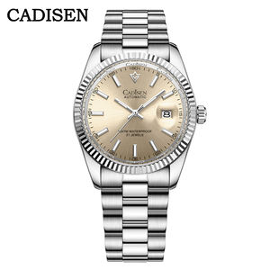 <span class=keywords><strong>CADISEN</strong></span> Nuevo Reloj Mecánico Automático para Hombre, Lujo, Cristal de Zafiro AR, Resistente al Agua, Acero Inoxidable, 8214 Reloj Hombre - Product Image 3