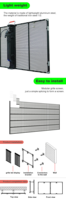 Langlebiges P7.8 Elektronisches SMD Slim Transparentes Vertikales Parkplatz-LED-Videowand-Display-Panel