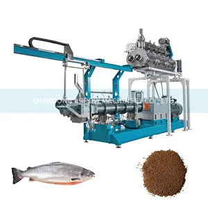 Fish Shrimp Food Equipment Pellet Production Facilities Automatic Aquaculture Feed Productive Line