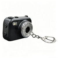 Kamera Mini Gantungan Kunci Anak 1080P HD dengan Layar 0.96 inci, Filter & Senter Terintegrasi, Mendukung Perekaman Foto/Video/Audio