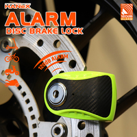 Protection contre les intempéries, alarme intelligente de 120 décibels, verrouillage universel du disque de frein pour scooter électrique/moto/vélo