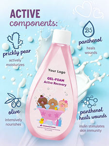 Champú <span class=keywords><strong>y</strong></span> Gel de Baño 2 en 1 para Bebés con Extracto de <span class=keywords><strong>Avena</strong></span>, Marcas OEM de Guangzhou, Champú Suave para el Cuidado del Cabello del Bebé Sin Lágrimas - Product Image 2